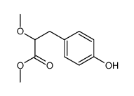methyl 3-(4-hydroxyphenyl)-2-methoxypropanoate Structure