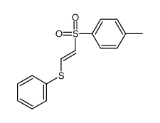 1-methyl-4-(2-phenylsulfanylethenylsulfonyl)benzene Structure