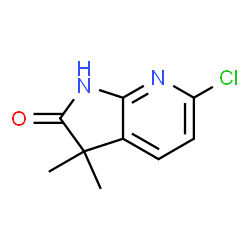 6-氯-3,3-二甲基-1H-吡咯并[2,3-b]吡啶-2(3H)-酮图片
