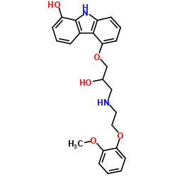 8-羟基卡维地洛结构式