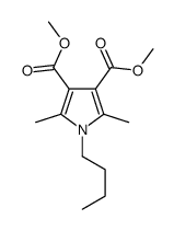 dimethyl 1-butyl-2,5-dimethylpyrrole-3,4-dicarboxylate Structure