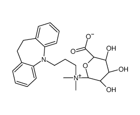 丙米嗪N-β-D-葡糖苷酸结构式