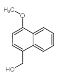 4-Methoxy-1-naphthalenemethanol structure