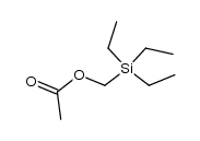 (乙酰氧基甲基)三乙基硅烷结构式