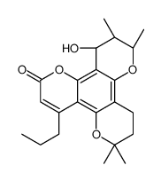 (+)-Dihydrocalanolide A结构式