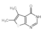 5,6-二甲基噻吩[2,3-D]嘧啶-4(3H)-酮结构式