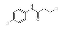 3-氯-N-(4-氯苯基)丙胺结构式
