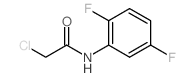 2-氯-2',5'-二氟乙酰胺结构式