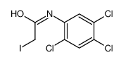2-iodo-N-(2,4,5-trichlorophenyl)acetamide结构式
