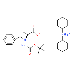 (S)-(+)-Nα-苯-Nβ-Boc-L-肼基丙氨酸二环己基胺盐Salt结构式