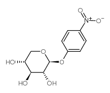 4-硝基苯基-β-D-吡喃木糖苷结构式