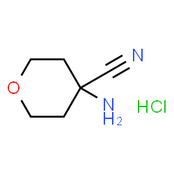 4-Aminotetrahydropyran-4-carbonitrile Hydrochloride Structure