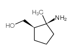 顺式(2-氨基-2-甲基-环戊基)-甲醇结构式