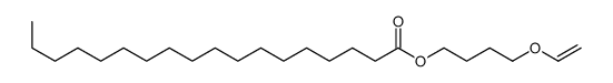 4-(乙烯氧基)硬脂酸丁酯结构式