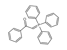 (Phenylcarbonylmethylene)triphenylphosphorane Structure