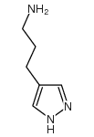 3-(1H-吡唑-4-基)-丙胺结构式