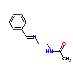Acetamide,N-[2-[(phenylmethylene)amino]ethyl]-结构式