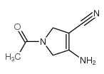 1-乙酰基-4-氨基-2,5-二氢-1H-吡咯-3-甲腈结构式
