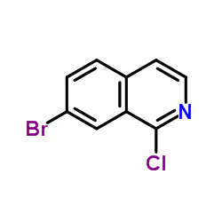 7-溴-1-氯异喹啉结构式