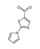 5-nitro-2-(1H-pyrrol-1-yl)thiazole结构式