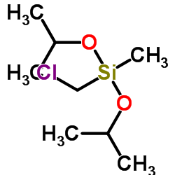 (Chloromethyl)(diisopropoxy)methylsilane Structure