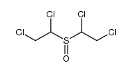 bis(1,2-dichloroethyl) sulfoxide Structure