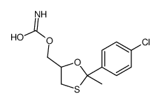2-(4-Chlorophenyl)-2-methyl-1,3-oxathiolane-5-methanol carbamate结构式