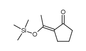 1-(2-(trimethylsilyloxy)-1-cyclopenten-1-yl)-ethanone Structure