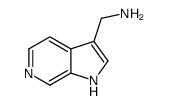 1H-吡咯并[2,3-c]吡啶-3-甲胺结构式