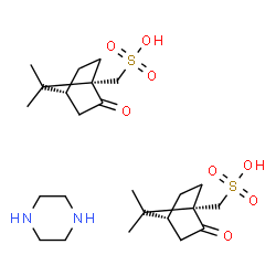 2-oxobornane-10-sulphonic acid, compound with piperazine (2:1) picture