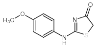 2-(4-甲氧基苯基氨基)-噻唑-4-酮结构式