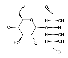 3-beta-Galactopyranosyl glucose结构式