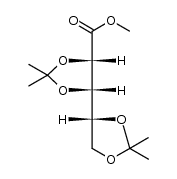 methyl 2,3:4,5-di-O-isopropylidene-D-lyxonate Structure