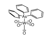 Tungsten,pentacarbonyl(triphenylarsine)-(OC-6-22)-结构式