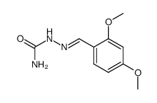 2,4-dimethoxybenzaldehyde semicarbazone Structure