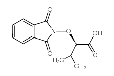 Butanoic acid, 2-[(1,3-dihydro-1,3-dioxo-2H-isoindol-2-yl)oxy]-3-methyl-, (2R)- Structure