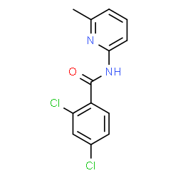 2,4-dichloro-N-(6-methyl-2-pyridinyl)benzamide结构式