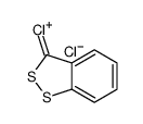 3-chloro-1,2-benzodithiol-1-ium,chloride Structure