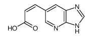 (2E)-3-(3H-咪唑并4,5-b吡啶-6-基)-2-丙酸结构式