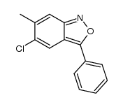 5-chloro-6-methyl-3-phenyl-benzo[c]isoxazole结构式