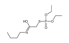 N-butyl-2-diethoxyphosphorylsulfanylacetamide Structure