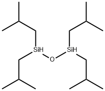 双(2-甲基丙基)甲硅烷氧基-双(2-甲基丙基)硅烷结构式