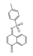 N-p-tolylsulfonyl-1,4-naphthoquinone-4-imine结构式