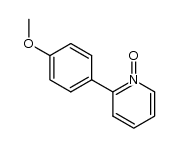 2-(4-methoxyphenyl)pyridine N-oxide结构式
