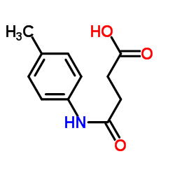 4-氧代-4-(对甲苯氨基)丁酸结构式