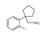 C-[1-(2-氟苯基)-环戊基]-甲胺结构式