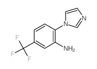 2-(1H-咪唑-1-基)-5-(三氟甲基)苯胺结构式