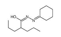 N-(cyclohexylideneamino)-2-propylpentanamide结构式