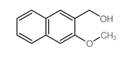 2-Naphthalenemethanol,3-methoxy- Structure
