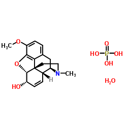 codeine phosphate Structure